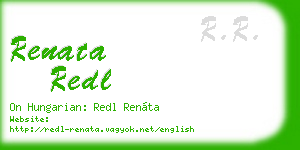 renata redl business card